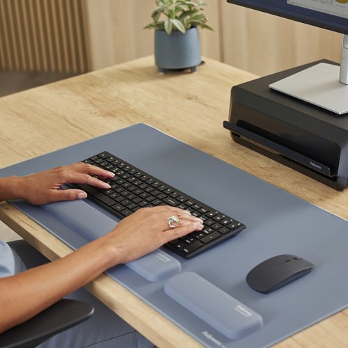 EAN 0043859812356 - Fellowes Breyta descansa muñecas Silicona Azul claro imagen 3