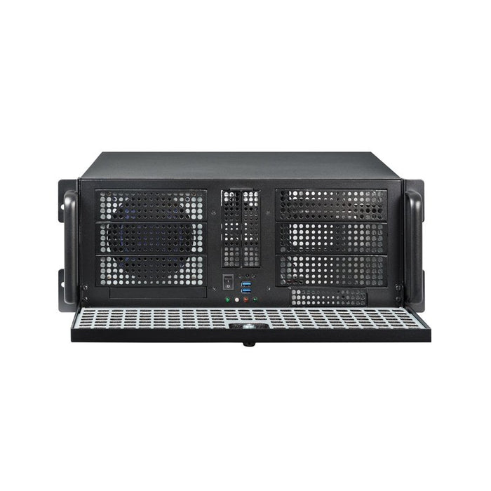 EAN 753263077004 - Chieftec UNC-411E-B carcasa de ordenador Estante Negro, Plata 400 W imagen 3