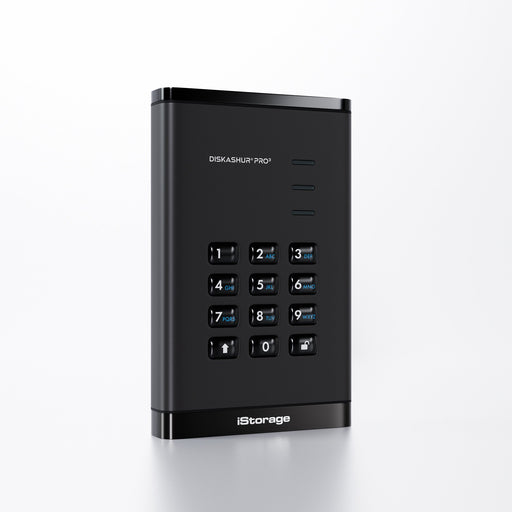 EAN 5060220254688 - iStorage diskAshur PRO3 HDD disco duro externo 1 TB USB Tipo C 3.2 Gen 1 (3.1 Gen 1) Negro imagen 1