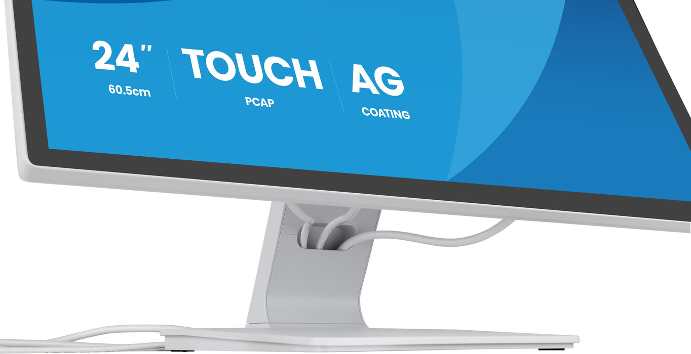 EAN 4948570127252 - iiyama T2452MSC-W2AG pantalla para PC 61 cm (24") 1920 x 1080 Pixeles Full HD LED Pantalla táctil Blanco imagen 15