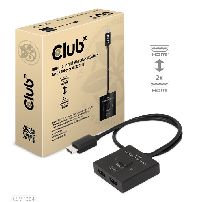 EAN 8719214472832 - CLUB3D CSV-1384 interruptor KVM Negro imagen 5