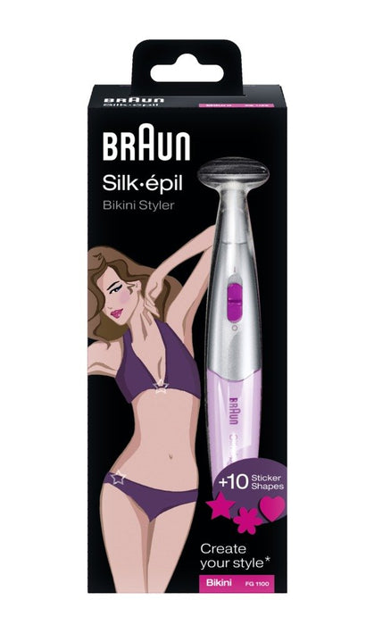 EAN 4210201003311 - Braun Silk-épil Bikini Styler FG 1100 2 cabezal(es) Blanco imagen 2