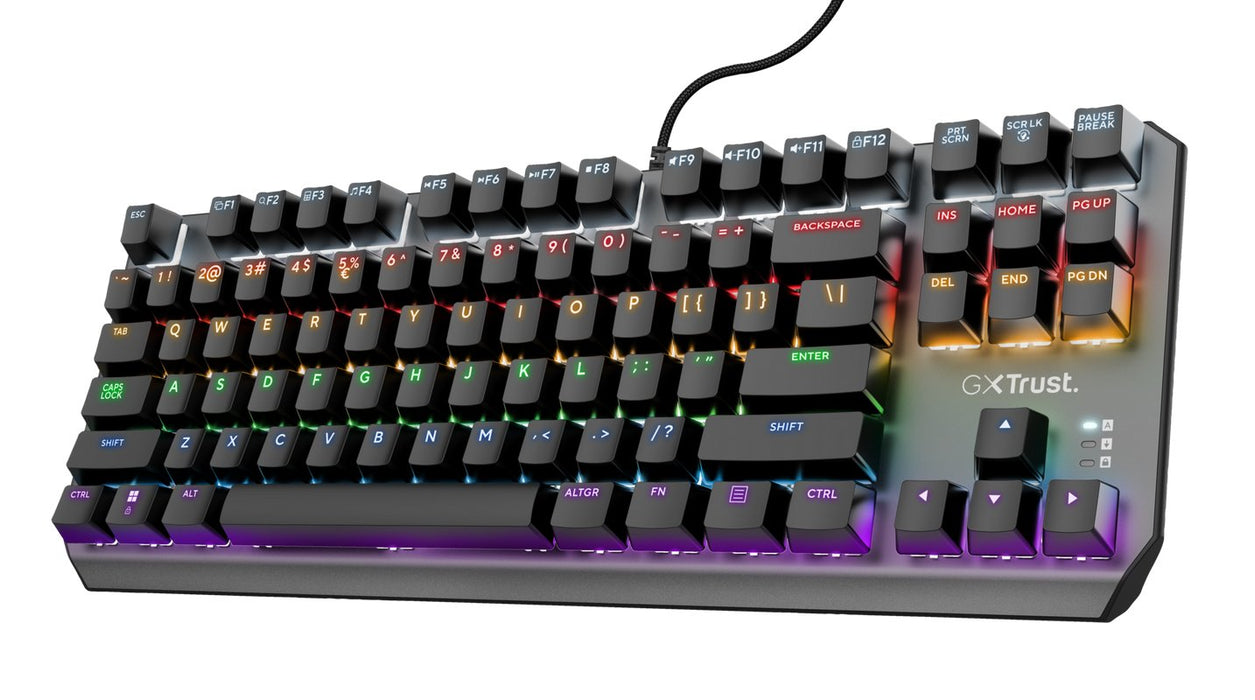 EAN 8713439244090 - Trust GXT 834 Callaz TKL teclado Juego USB AZERTY Francés Negro imagen 1
