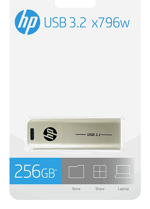 EAN 4712847098114 - HP x796w unidad flash USB 256 GB USB tipo A 3.2 Gen 2 (3.1 Gen 2) Plata imagen 6