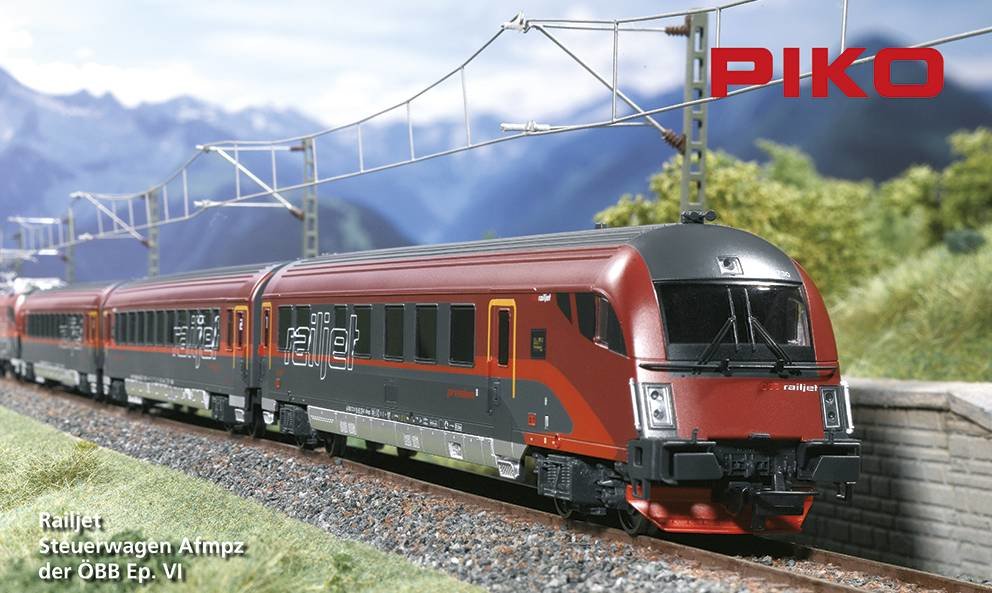 EAN 4015615576723 - PIKO Railjet Control Car ÖBB VI parte y accesorio de modelo a escala Pieza para sistema de automotor imagen 2