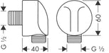 EAN 4011097113258 - Hansgrohe FixFit soporte para ducha imagen 3