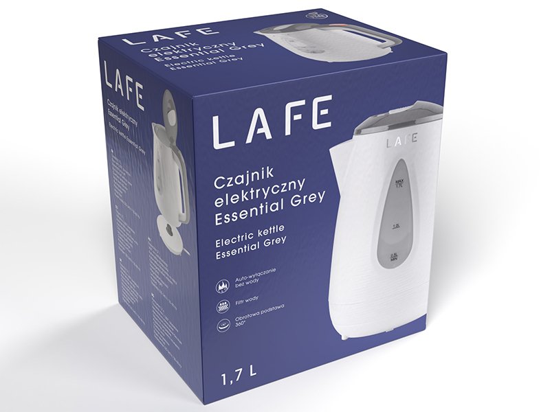 EAN 5907512871669 - Lafe LAFCZA47289 tetera eléctrica 1,7 L 2200 W Blanco, Gris imagen 5