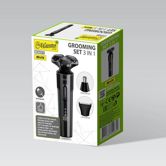 EAN 4820268322630 - Maestro MR-678 depiladora para la barba Batería 7 mm Negro imagen 4