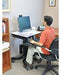 EAN 0698833015966 - Ergotron WorkFit-C, Single HD Sit-Stand Workstation Negro, Gris Carro multimedia imagen 2