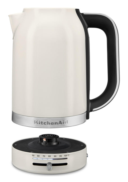 EAN 5413184905545 - KitchenAid 5KEK1701EPL tetera eléctrica 1,7 L 2400 W Negro, Acero inoxidable, Blanco imagen 2