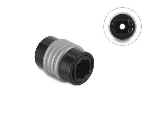 EAN 4043619846979 - DeLOCK 84697 cambiador de género para cable 1 x TOSLINK Negro, Plata imagen 1