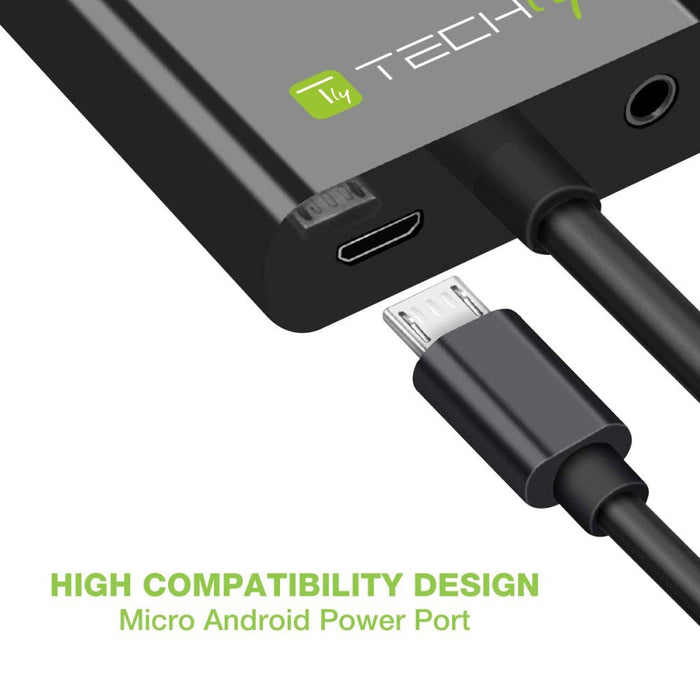 EAN 8057685306301 - Techly HDMI - VGA+3.5mm+Micro USB B M/F 0,15 m Negro imagen 7