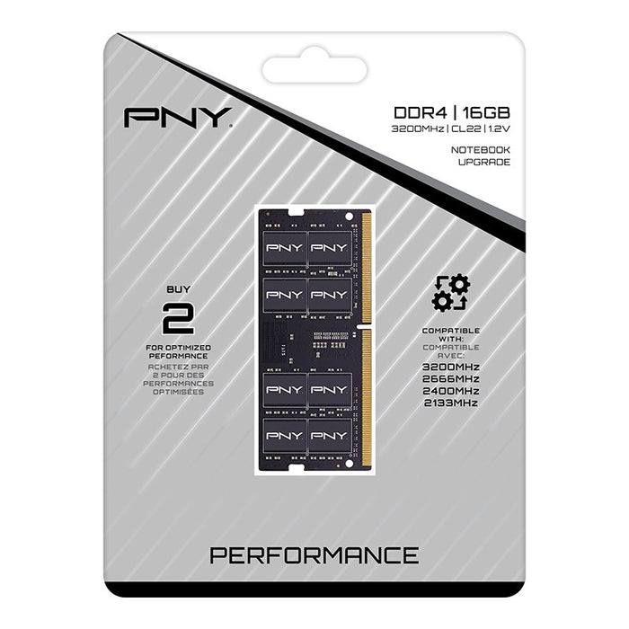EAN 3536403391157 - PNY Performance módulo de memoria 16 GB 1 x 16 GB DDR4 260-pin SO-DIMM imagen 2