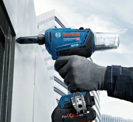 EAN 4059952606750 - Bosch 0 601 9K5 001 remachadora eléctrica Negro, Verde 3.2,4,4.8,5.0,5.6 mm 16000 kN imagen 10