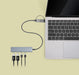 EAN 766623181075 - Manhattan 181075 hub de interfaz USB 3.2 Gen 1 (3.1 Gen 1) Type-A + Type-C 5000 Mbit/s Gris imagen 6