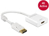 EAN 4043619626083 - DeLOCK 62608 adaptador de cable de vídeo 0,2 m DisplayPort HDMI tipo A (Estándar) Blanco imagen 2
