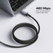 EAN 4894160048523 - UNITEK C14110GY-2M cable USB USB 3.2 Gen 1 (3.1 Gen 1) USB C Negro imagen 4