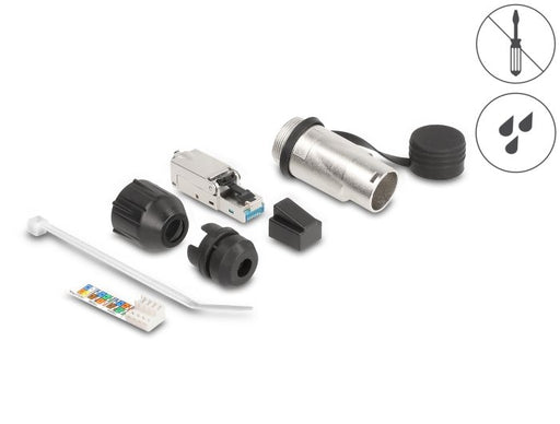 EAN 4043619670659 - DeLOCK 67065 conector Negro, Zinc imagen 2