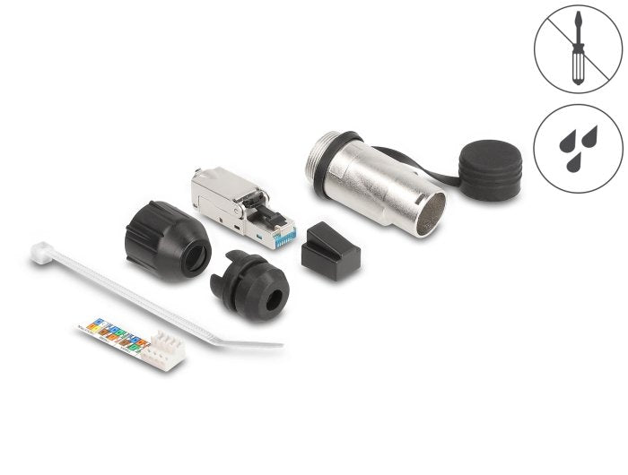 EAN 4043619670659 - DeLOCK 67065 conector Negro, Zinc imagen 2