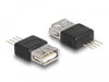 EAN 4043619666539 - DeLOCK 66653 Adaptador gráfico USB Negro, Plata imagen 2