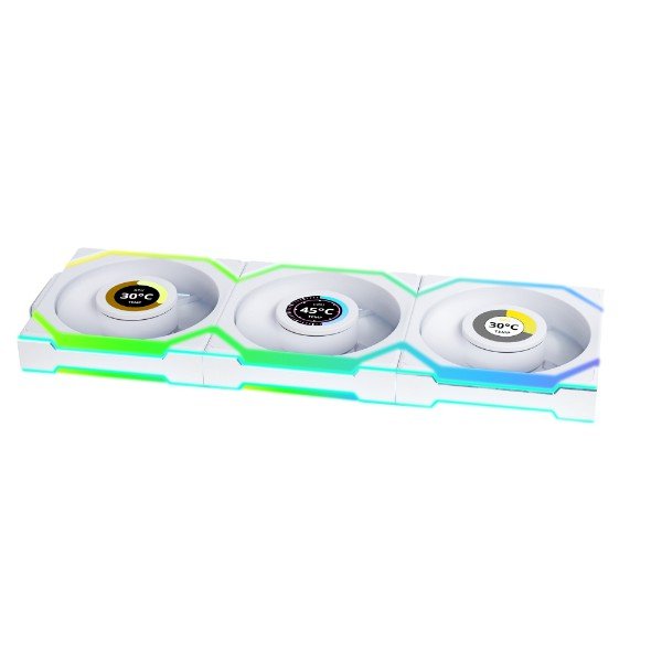 EAN 4718466016829 - Lian Li UNI FAN SL Wireless LCD 120 Carcasa del ordenador Ventilador 12 cm Blanco 3 pieza(s) imagen 4