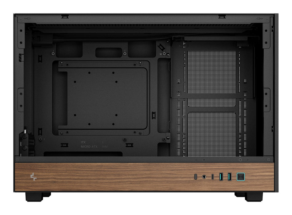 EAN 6933412765653 - DeepCool CH260 WOOD Micro Torre Negro, Madera imagen 5