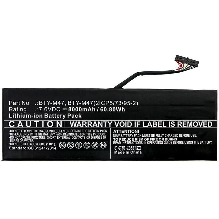 EAN 5704174287421 - CoreParts MBXMSI-BA0009 refacción para laptop Batería imagen 1