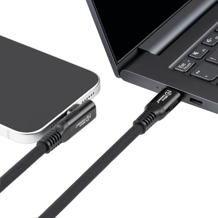 EAN 5715328135567 - Microconnect MC-LS-USB4CC0.15-A cable USB USB4 Gen 3x2 0,15 m USB C Negro imagen 3