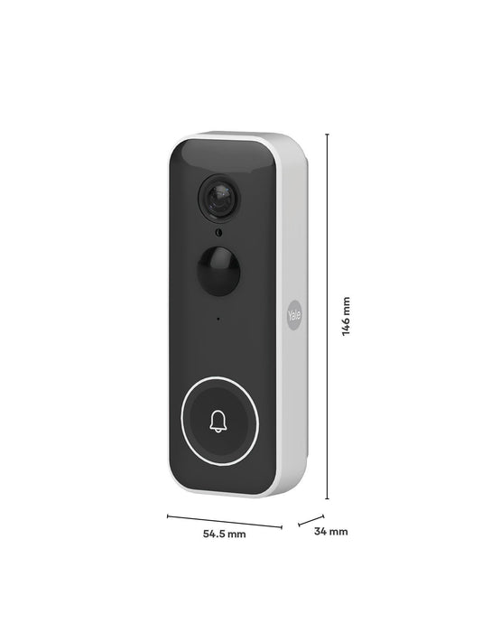 EAN 5052847126110 - Yale SV-VDB-1A-W timbre de puerta Negro, Blanco imagen 3