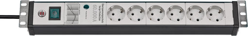 EAN 4007123674886 - Brennenstuhl 1156057696 base múltiple 3 m 6 salidas AC Interior Negro, Gris claro imagen 2