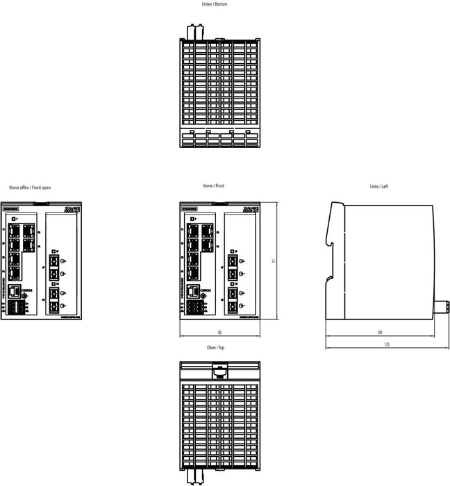 EAN 4047623091592 - Siemens 6GK52062BF002AB2 6GK5206-2BF00-2AB2 Industrial Ethernet Switch Gestionado imagen 6