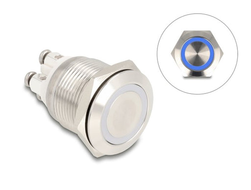 EAN 4043619209804 - DeLOCK 20980 botonera Plata imagen 1