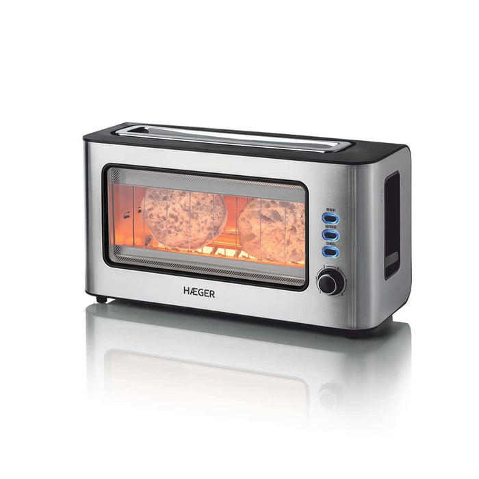 EAN 5608475033339 - Haeger TO-100.014A tostadora 6 2 rebanada(s) 1000 W Negro, Acero inoxidable imagen 1