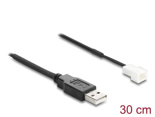 EAN 4043619912261 - DeLOCK 91226 cable de transmisión Negro 0,3 m USB A Molex (3-pin) imagen 1