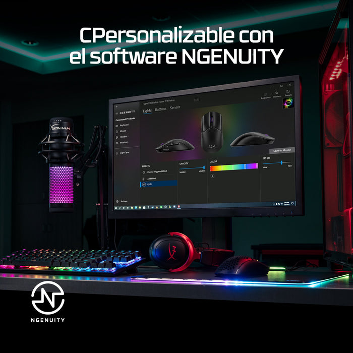 EAN 0196786272547 - HyperX Pulsefire Haste 2 Wireless White Gaming Mouse ratón Juego Ambidextro RF inalámbrico 26000 DPI imagen 7