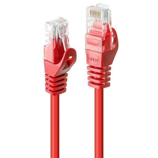EAN 4002888481809 - Lindy 48180 cable de red Rojo 0,3 m Cat6 U/UTP (UTP) imagen 1