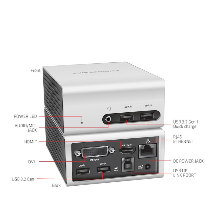 EAN 8717249401261 - CLUB3D CSV-3104D base para portátil y replicador de puertos Alámbrico USB 3.2 Gen 1 (3.1 Gen 1) Type-A Ne imagen 6