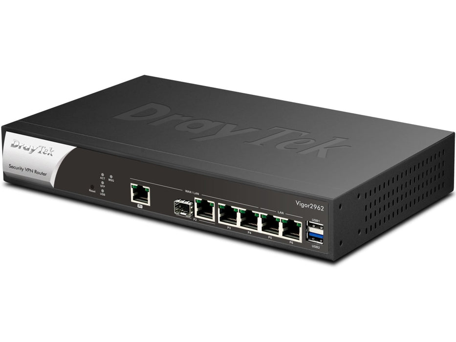 EAN 4710484742179 - DrayTek Vigor2962 router 2.5 Gigabit Ethernet Negro imagen 3