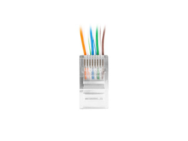 EAN 5901969423990 - Lanberg PLU-6000EZ conector RJ-45 Transparente imagen 2