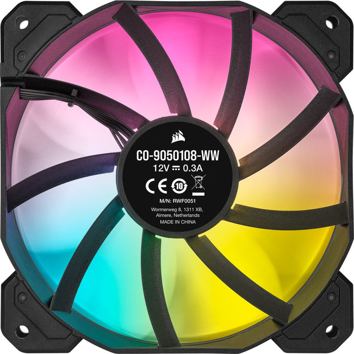 EAN 840006636649 - Corsair SP120 RGB ELITE Carcasa del ordenador Ventilador 12 cm Negro 1 pieza(s) imagen 3