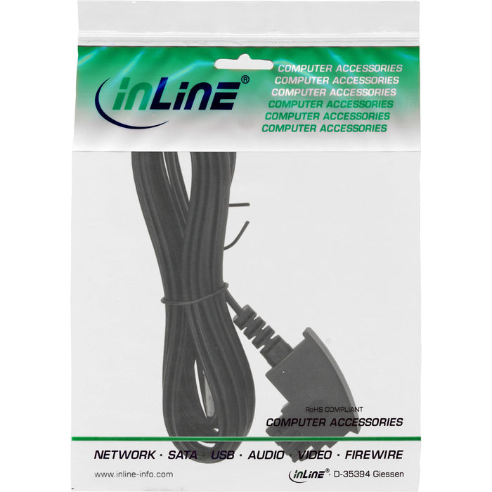 EAN 4043718187577 - InLine 18501 cable telefónico 1 m Negro imagen 2