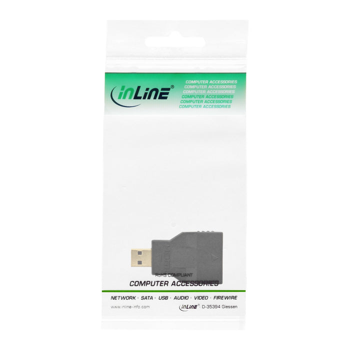 EAN 4043718179428 - InLine 17690C cambiador de género para cable Micro-HDMI D plug HDMI D Negro imagen 3