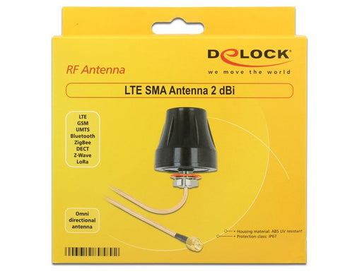 EAN 4043619895892 - DeLOCK 89589 antena para red Antena omnidireccional SMA 2 dBi imagen 2