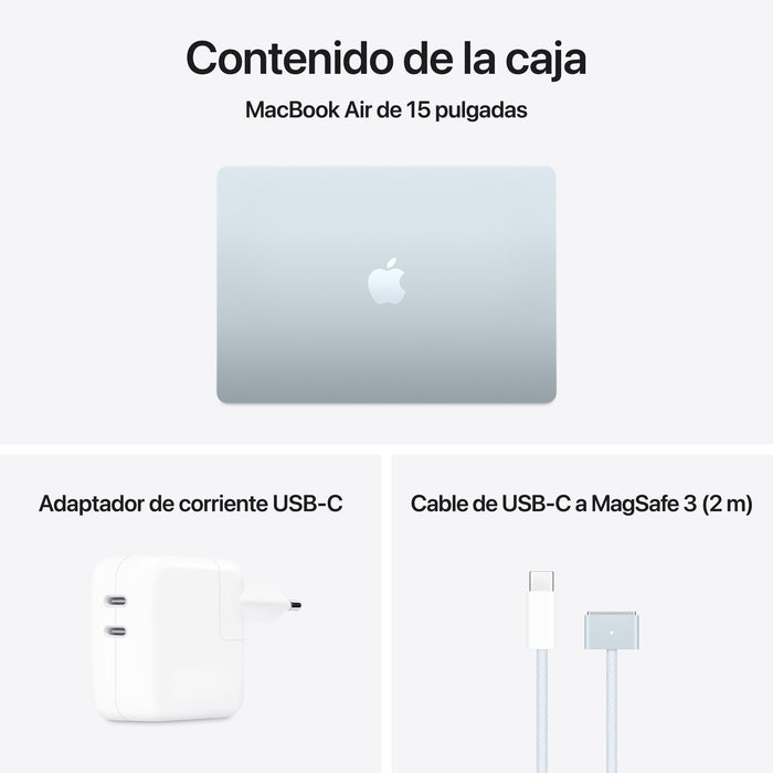 EAN 0195949893346 - Apple MacBook Air Apple M M4 Portátil 38,9 cm (15.3") 16 GB 256 GB SSD Wi-Fi 6E (802.11ax) macOS Sequoia  imagen 11