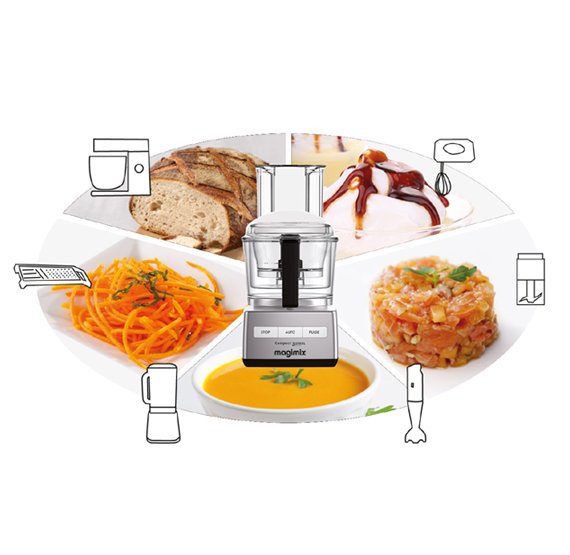 EAN 3519280022949 - Magimix 18371 EA robot de cocina 650 W 1 L Plata imagen 7
