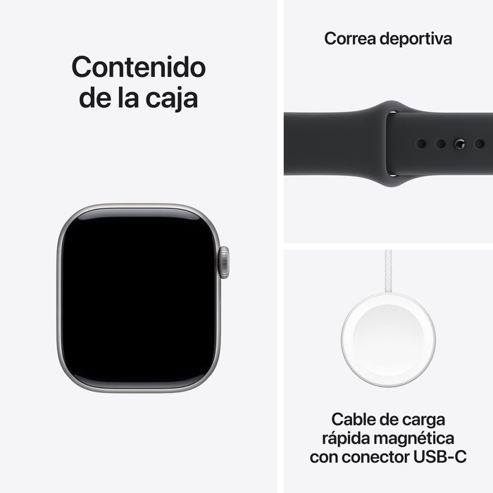EAN 0195950469165 - Apple Watch Series 11 OLED 42 mm Digital 374 x 446 Pixeles Pantalla táctil 5G Gris Wifi GPS (satélite) imagen 8