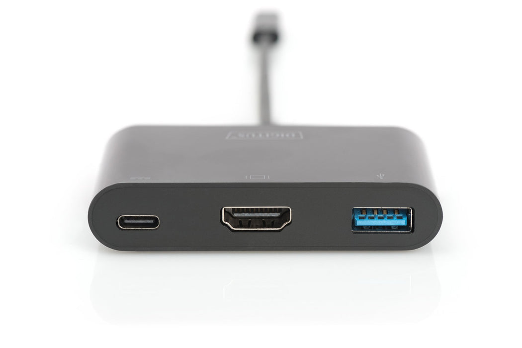EAN 4016032447498 - Digitus DA-70855 base para portátil y replicador de puertos USB 3.2 Gen 1 (3.1 Gen 1) Type-C Negro imagen 3