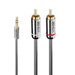 EAN 4002888353359 - Lindy 35335 cable de audio 3 m 3,5mm 2 x RCA Antracita imagen 1