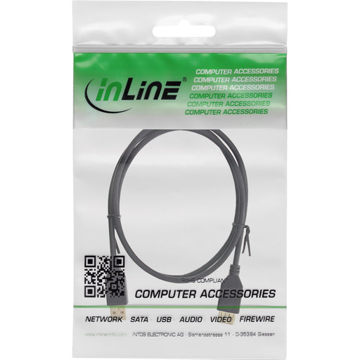 EAN 4043718288250 - InLine 34615S cable USB USB 2.0 1,5 m USB A Negro imagen 2