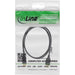 EAN 4043718288250 - InLine 34615S cable USB USB 2.0 1,5 m USB A Negro imagen 2